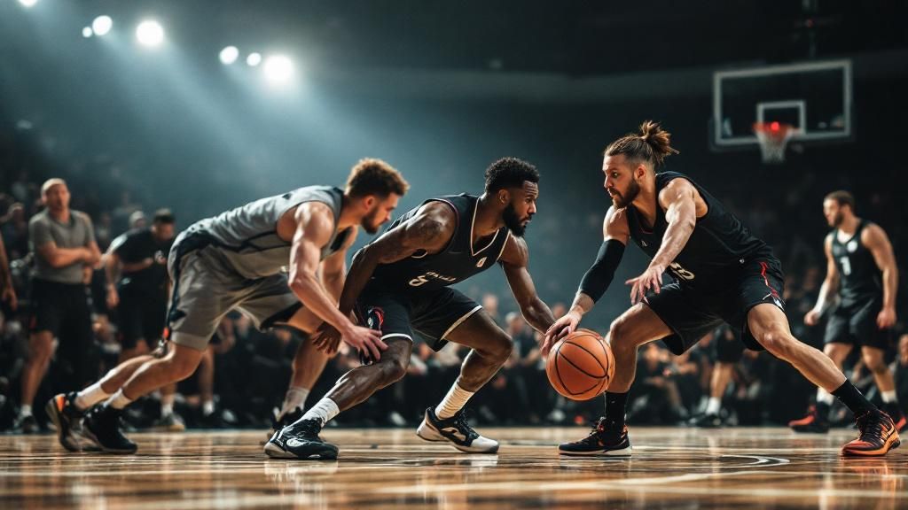Top-tier Ball Handlers Master Complex Pick-and-Roll Techniques for Competitive Success